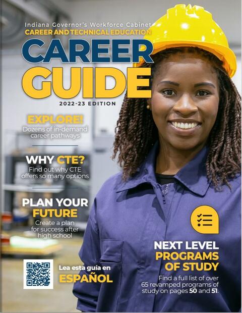 Cover of Indiana CTE Career Guide